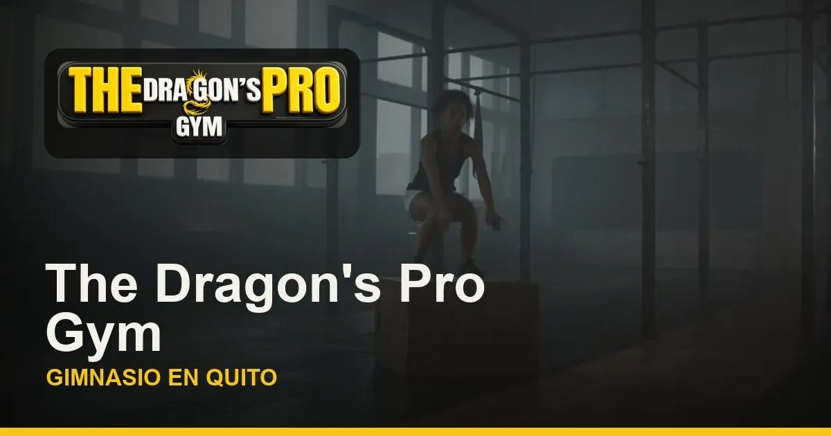 Tarjeta de The Dragon's Pro Gym al compartir su web